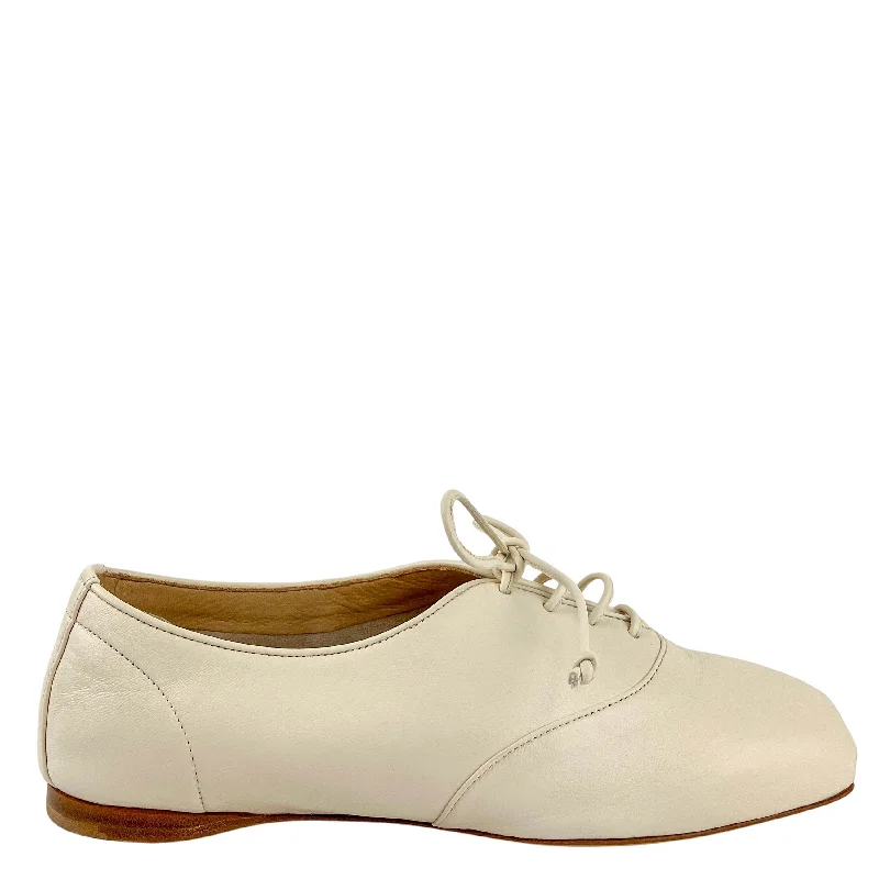 Gabriela Hearst Maya Flats in Cream