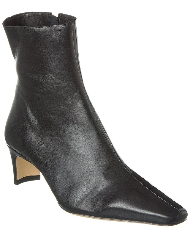 STAUD Wally Split Leather Bootie