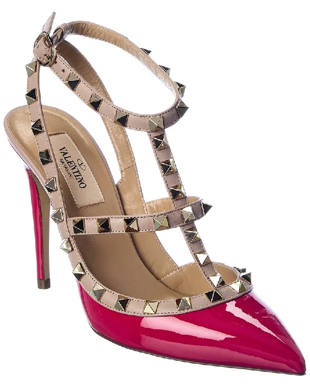 Valentino Rockstud Caged 100 Patent Pump