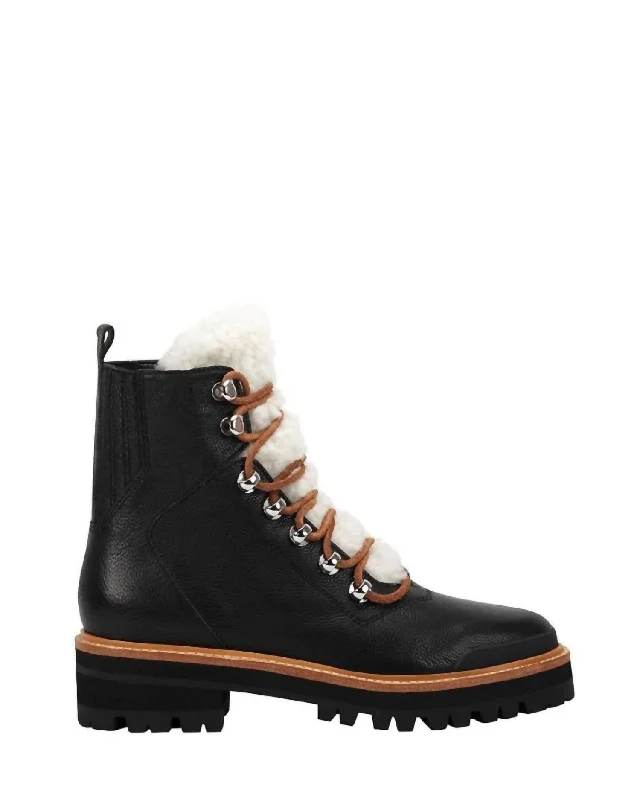 Women's Izzie Ankle Boot In Black/natural