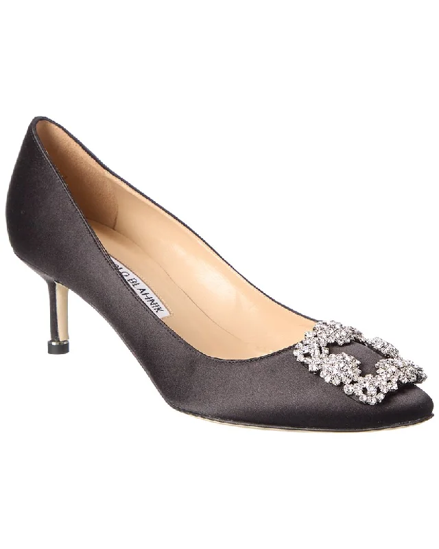 Manolo Blahnik Hangisi 50 Satin Pump