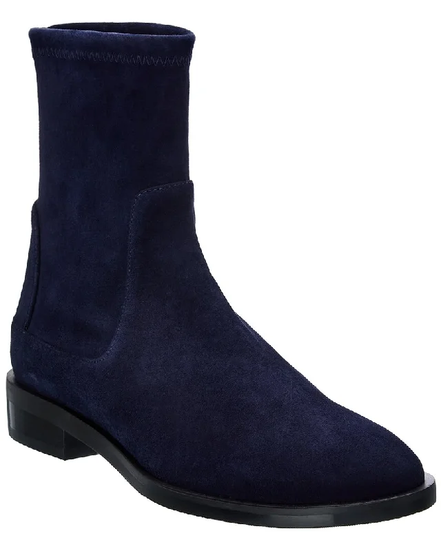 Stuart Weitzman Kye Suede Sock Bootie