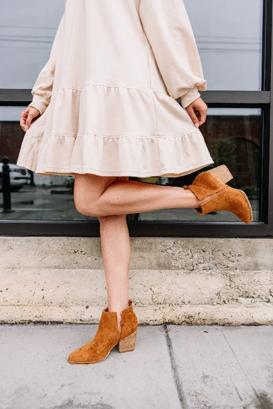 Prime Time Camel Brown Booties