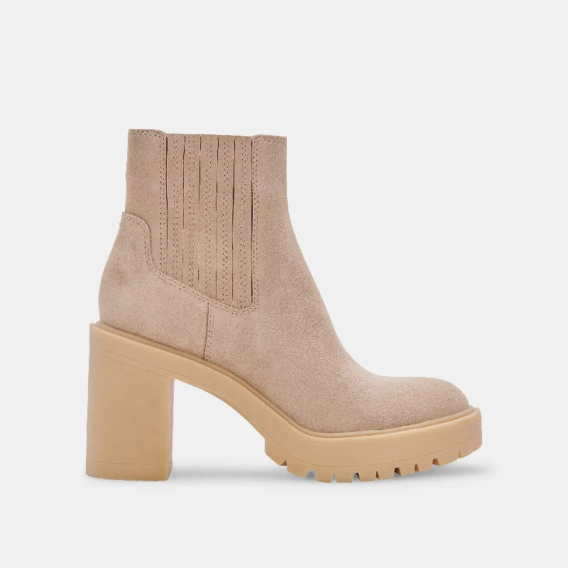 CASTER H2O BOOTIES DUNE SUEDE - re:vita