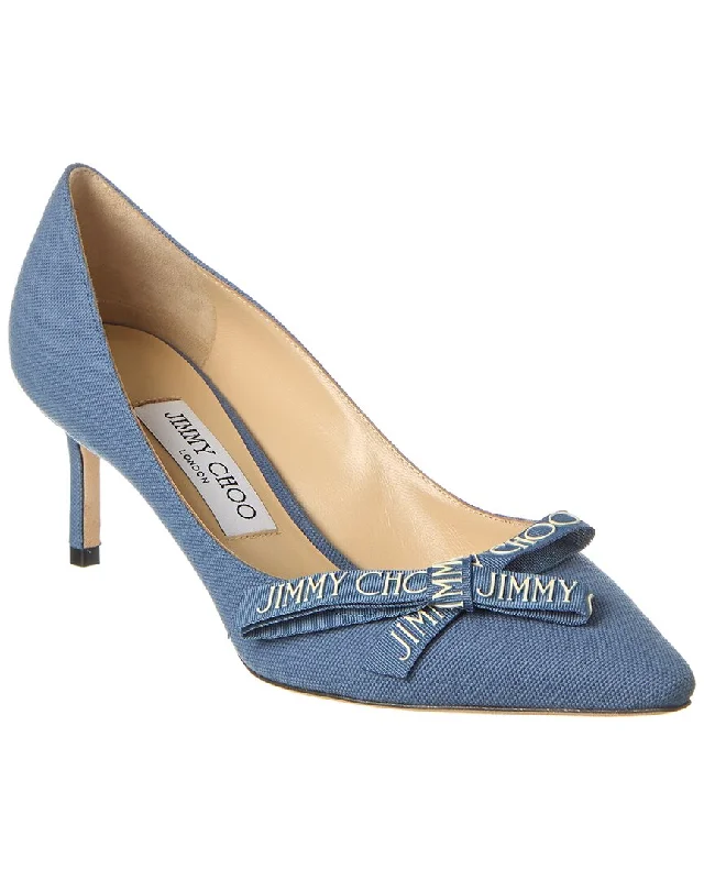 Jimmy Choo Romy 60 Linen Pump