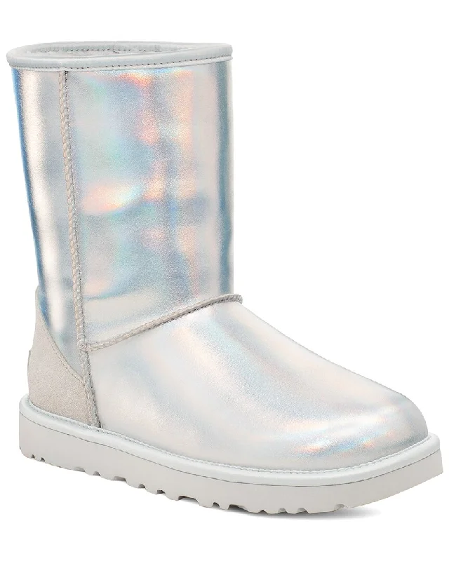 UGG Classic Short Iridescent Suede Classic Boot