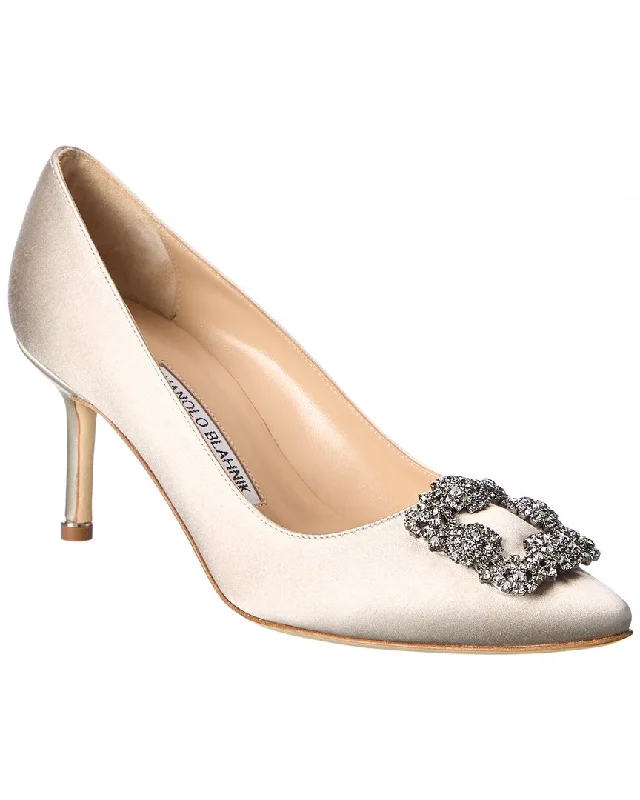 Manolo Blahnik Hangisi 70 Satin Pump