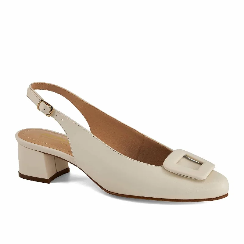 Andrea Slingback Low Heel Pumps