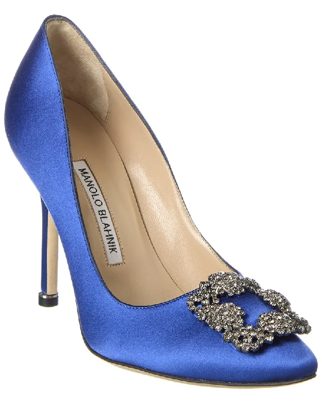 Manolo Blahnik Hangisi 105 Satin Pump