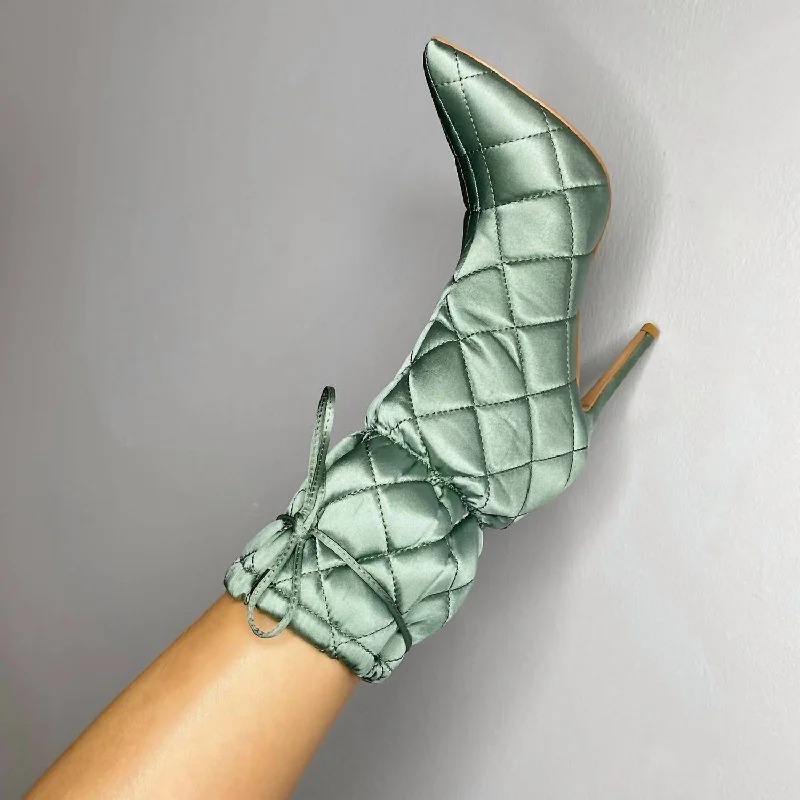 Favor Booties In Green