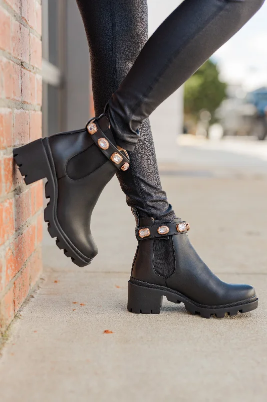 Steven by Steve Madden: Amulet Black Booties