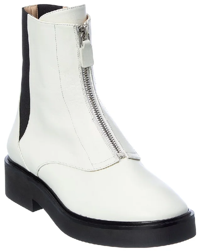 Stuart Weitzman Lodge Zip Leather Bootie