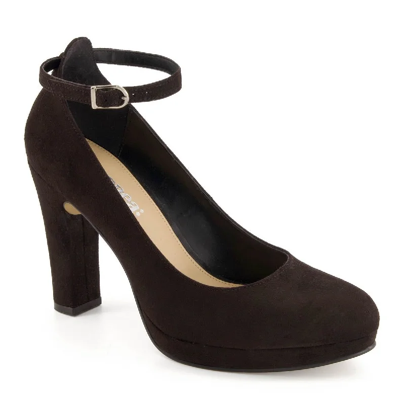 Andrea High Heels Ankle Strap Pumps