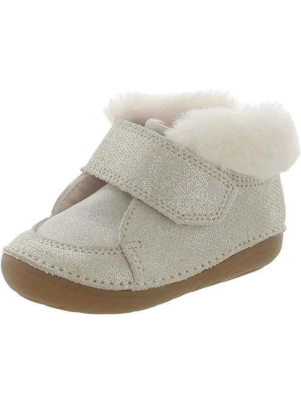 SM Mateo Girls Leather Toddler Booties