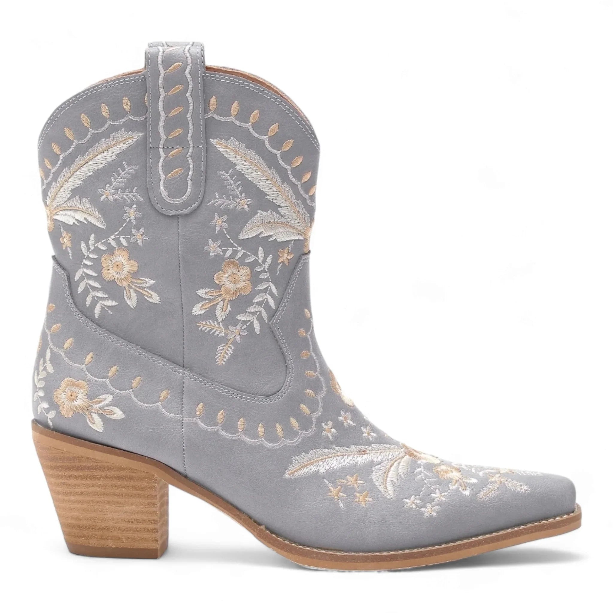 Corral Embroidered Cowgirl Ankle Bootie