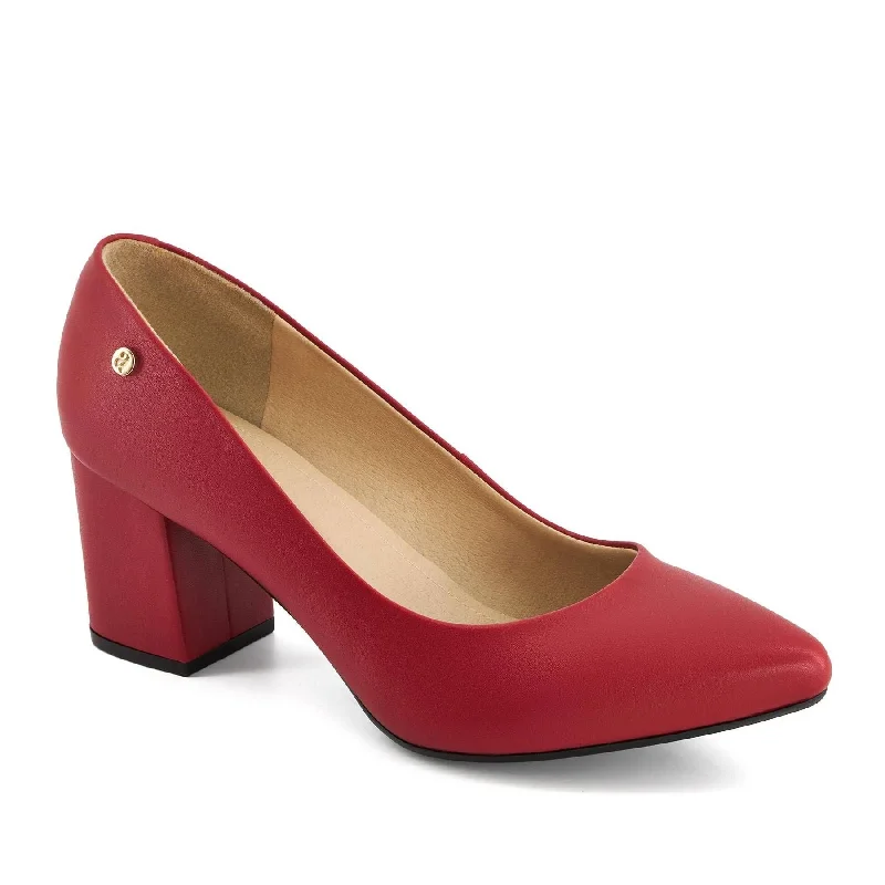 Andrea Block Heel Pumps