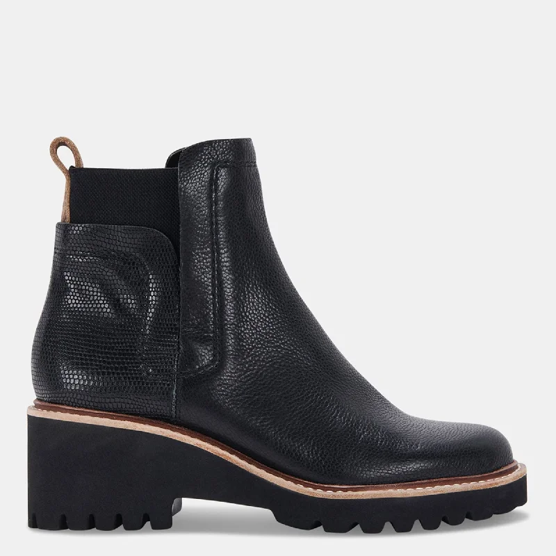 Huey H2o Boots Black Leather