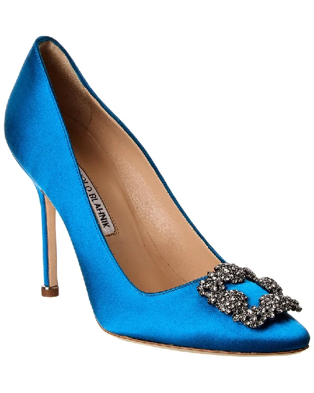 Manolo Blahnik Hangisi 105 Satin Pump