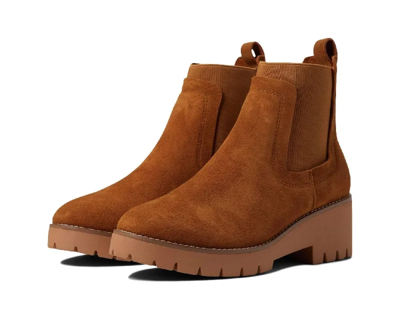 Dyme Boot In Cognac Suede