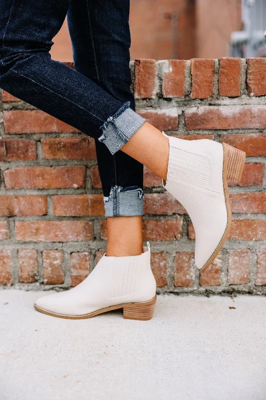 Made For Walking Cream White Booties