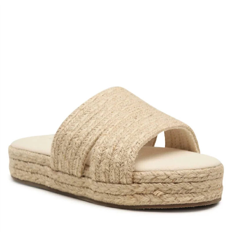 Women's Fern Slide Sandal In Natural