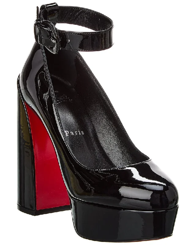 Christian Louboutin Movida Sabina 130 Patent Platform Pump