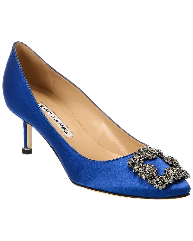 Manolo Blahnik Hangisi 50 Satin Pump