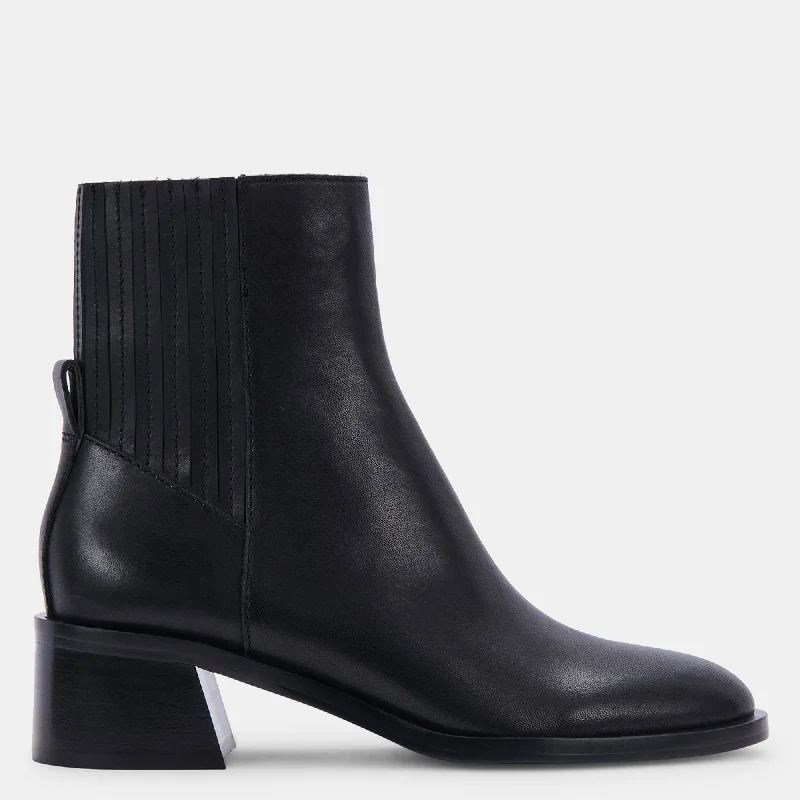 LAYTON BOOTIES ONYX LEATHER