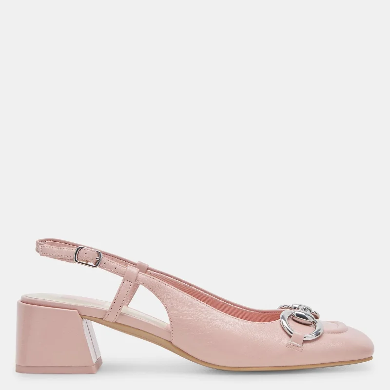 Melli Heels Pink Crinkle Patent