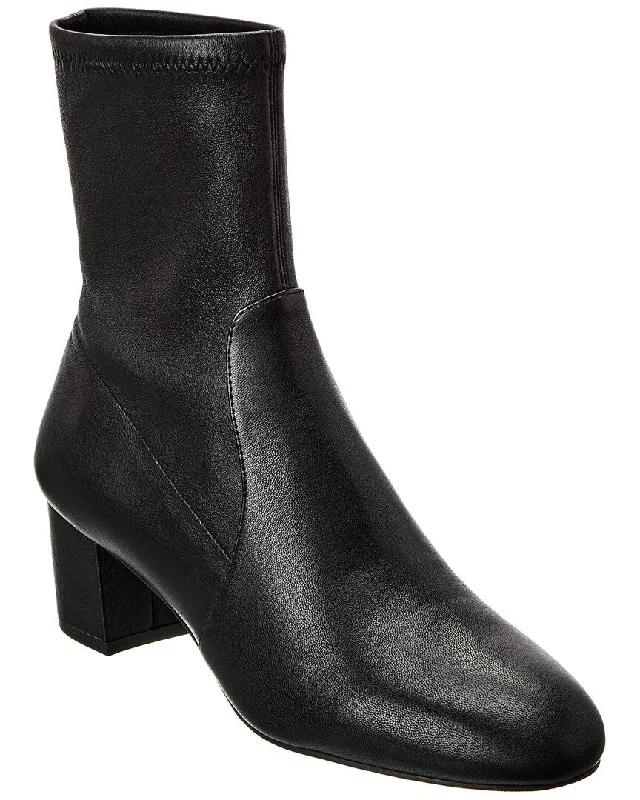 Stuart Weitzman Sofia 50 Stretch Leather Bootie