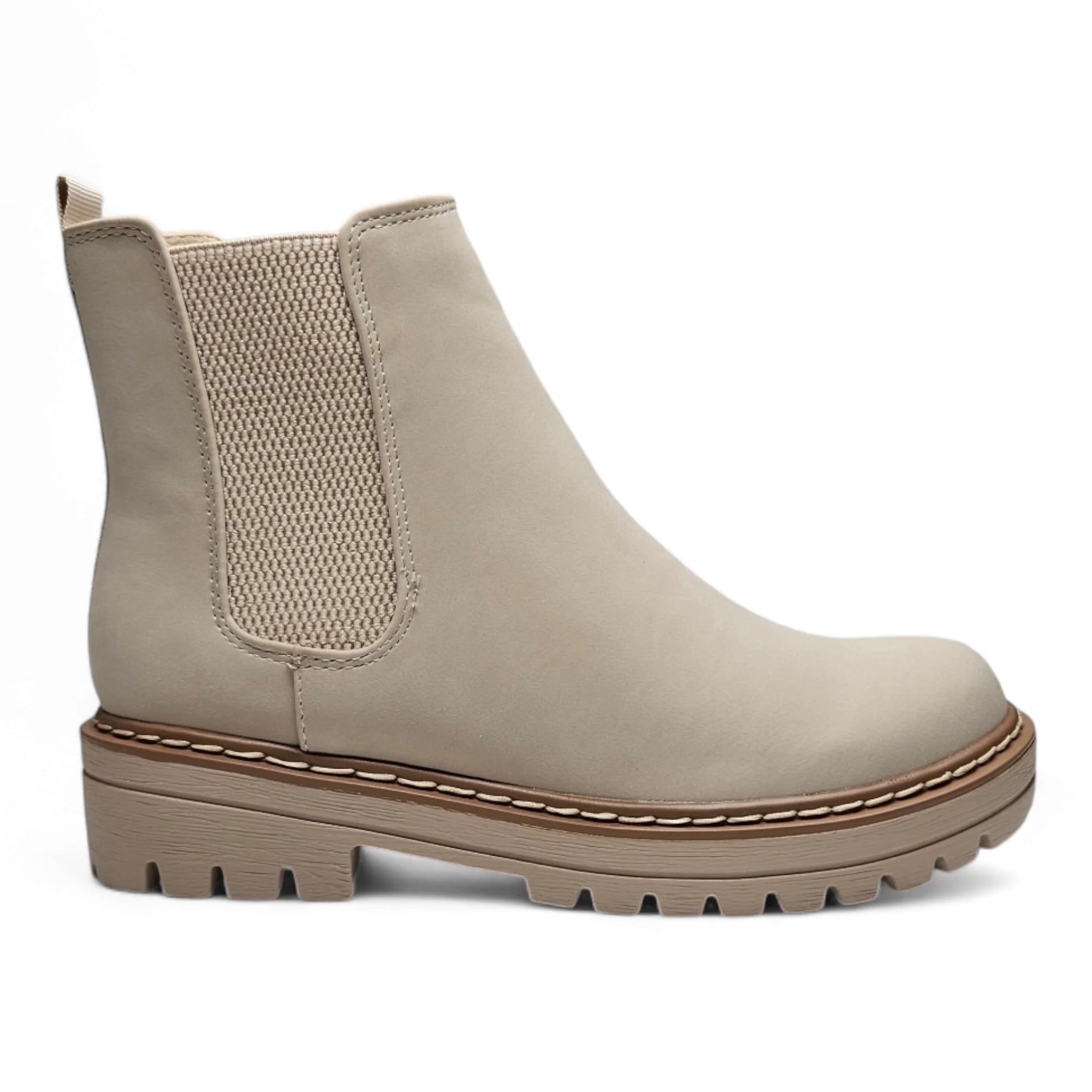 Paden Round Toe Chelsea High Top Bootie