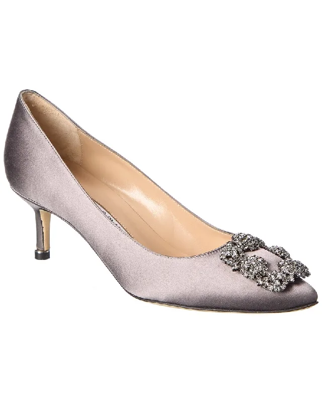 Manolo Blahnik Hangisi 50 Satin Pump