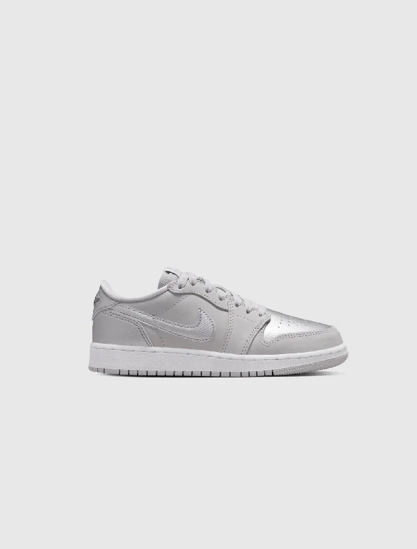 AIR JORDAN 1 LOW OG "METALLIC SILVER"  GS