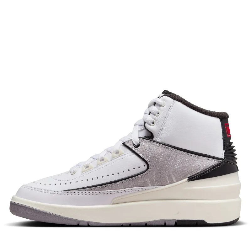 Air Jordan 2 Retro 'Python' (GS) - White/Fire Red