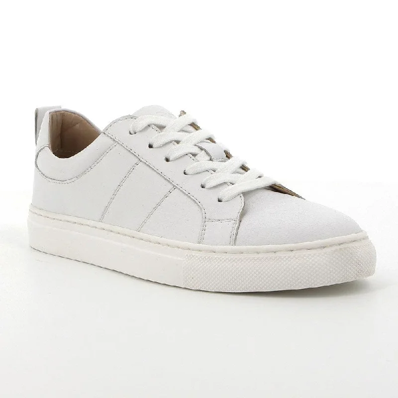 Hush Puppies Mistry Leather Sneaker - White