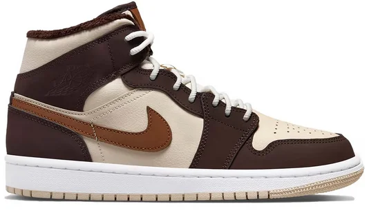 Jordan 1 Mid SE Brown Basalt Oatmeal (W)