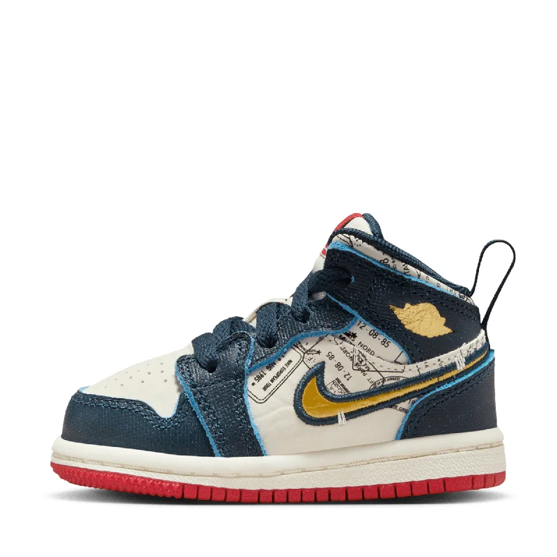 Jordan 1 Mid SE (TD) - Armory Navy/Metallic Gold