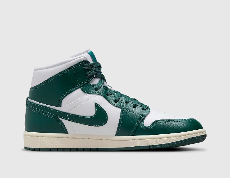 Jordan 1 Women's Mid White / Oxidized Green - Sail