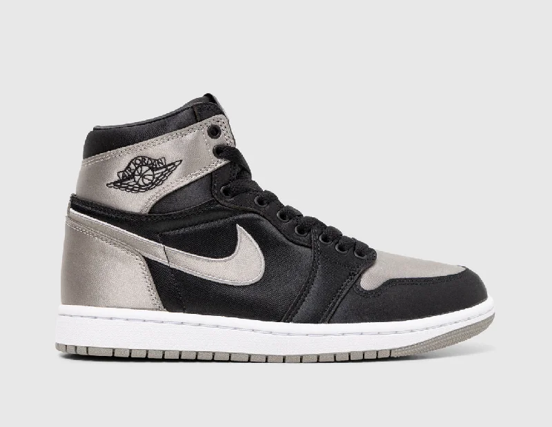 Jordan Women's 1 Retro High OG Black / Medium Grey - White