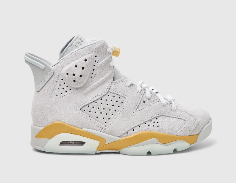 Jordan Women's 6 Retro Pure Platinum / Metallic Gold - Coconut Milk