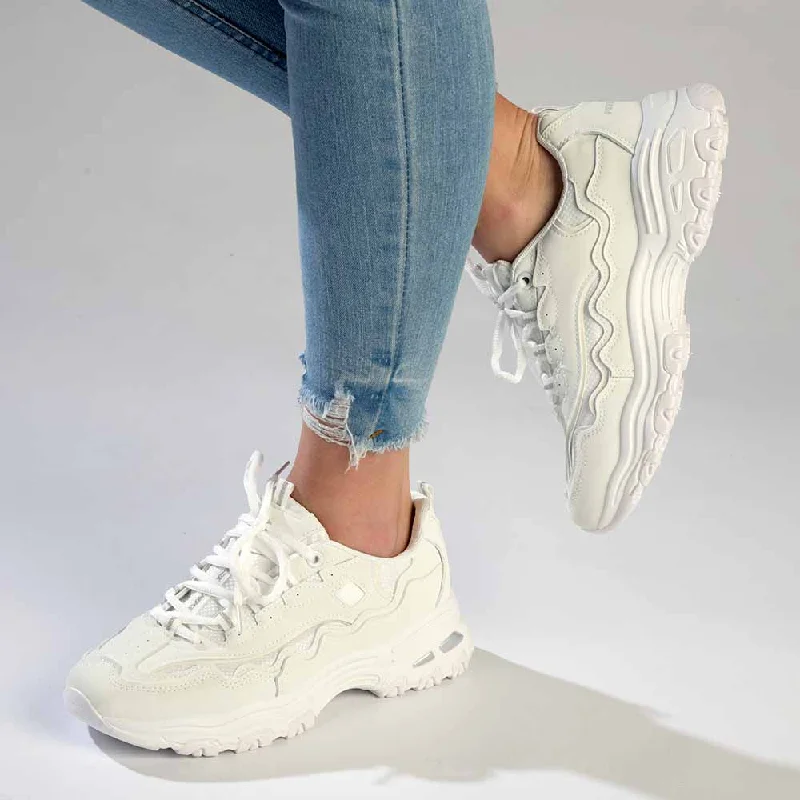 Pierre Cardin Sirene Lace Up Sneaker - White