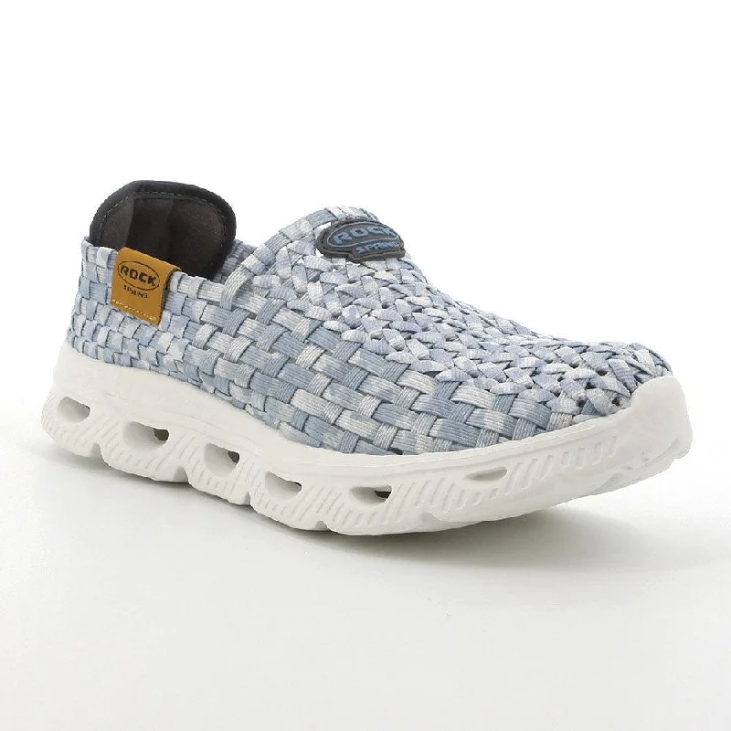 Rock Spring South Island Woven Slip On - Blue-Grey