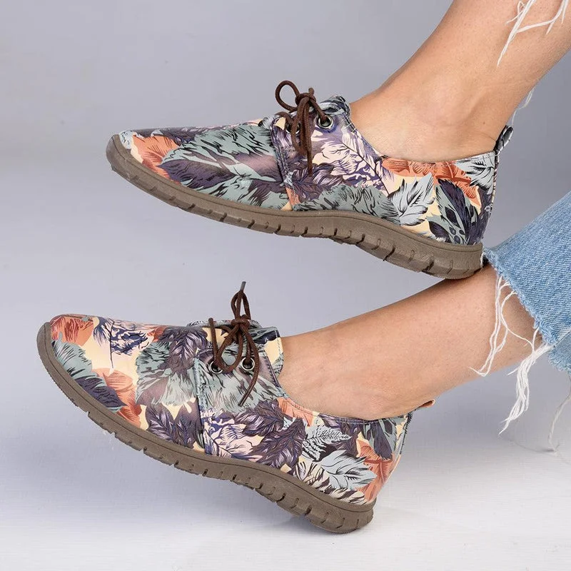 Soft Style by Hush Puppy Narissa Slip-On Floral Sneaker - Navy Multi