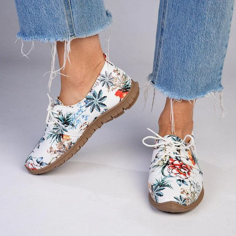 Soft Style by Hush Puppy Narissa Slip-On Floral Sneaker - White Multi