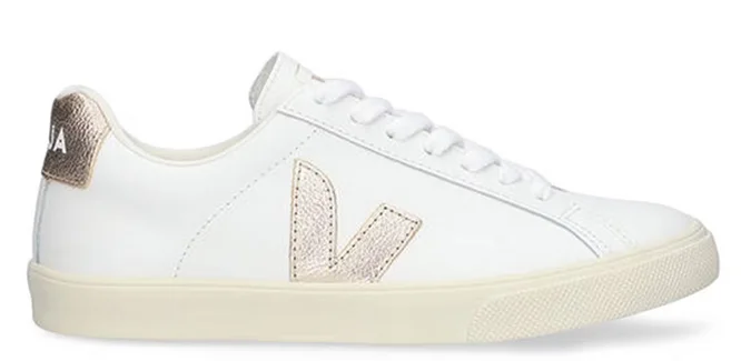 Veja Esplar Leather White Platine