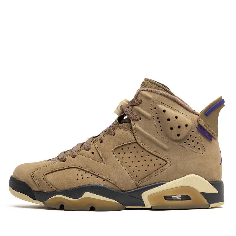 Women's Air Jordan 6 Retro GORE-TEX 'Brown Kelp' - Brown Kelp/Team Gold