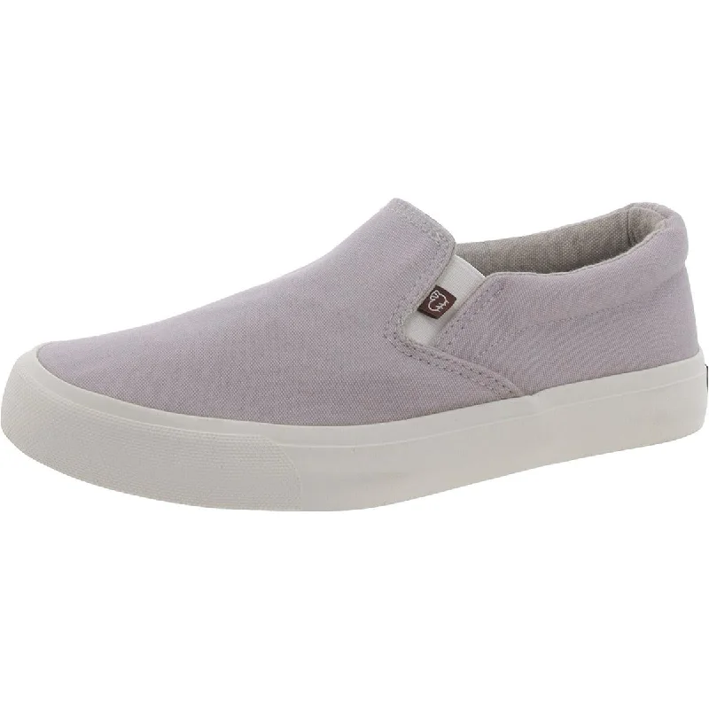 Akira Womens Canvas Memory Foam Slip-On Sneakers