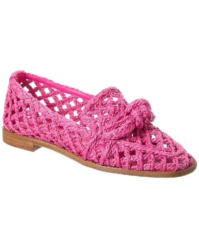 Alexandre Birman Clarita Raffia Flat