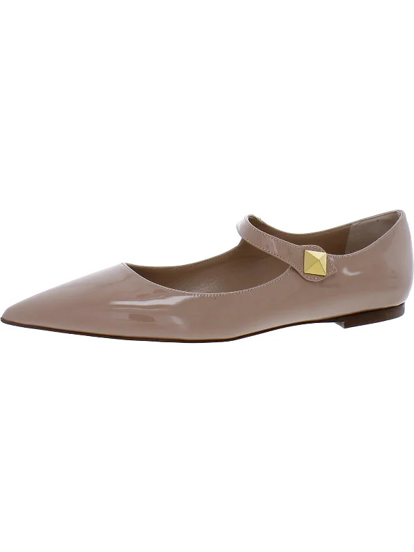 Ballerina Womens Patent Slip-On Mary Janes