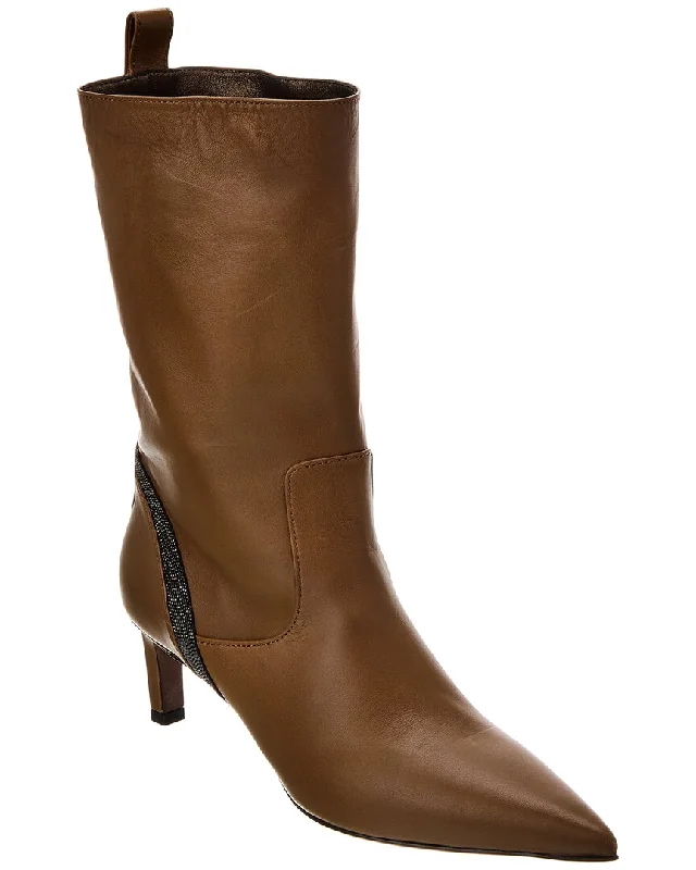 Brunello Cucinelli Leather Boot